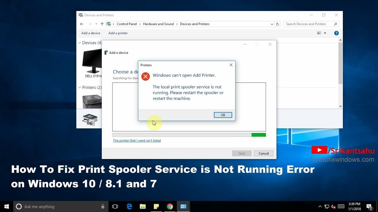 Free spooler fix by microsoft email